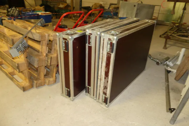 3x Transportkoffer, leer